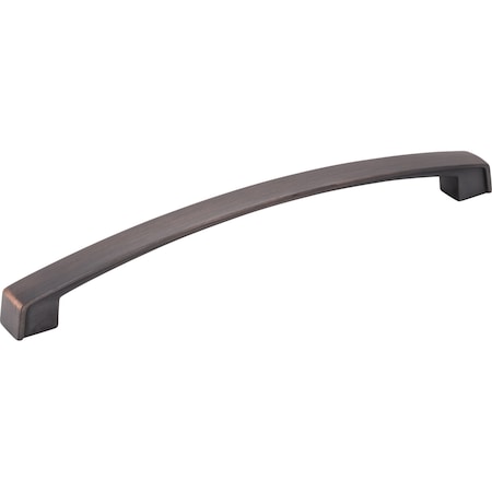 Jeffrey Alexander 192 mm Center-to-Center Brushed Oil Rubbed Bronze Merrick Cabinet Pull 549-192DBAC